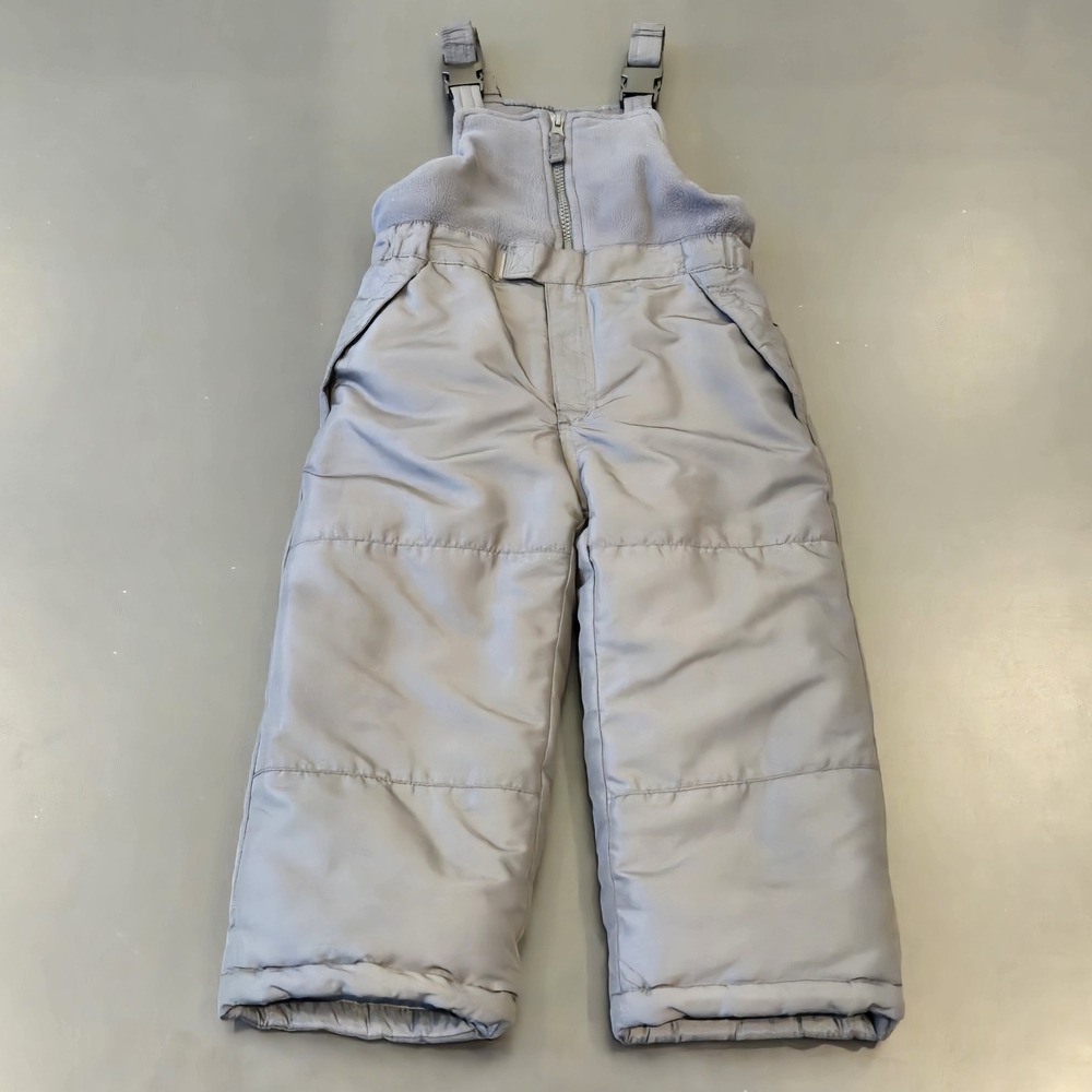 Snow Pants Overalls 4T Kids Unisex OshKosh B'gosh Gray Insulated Winter Outdoor